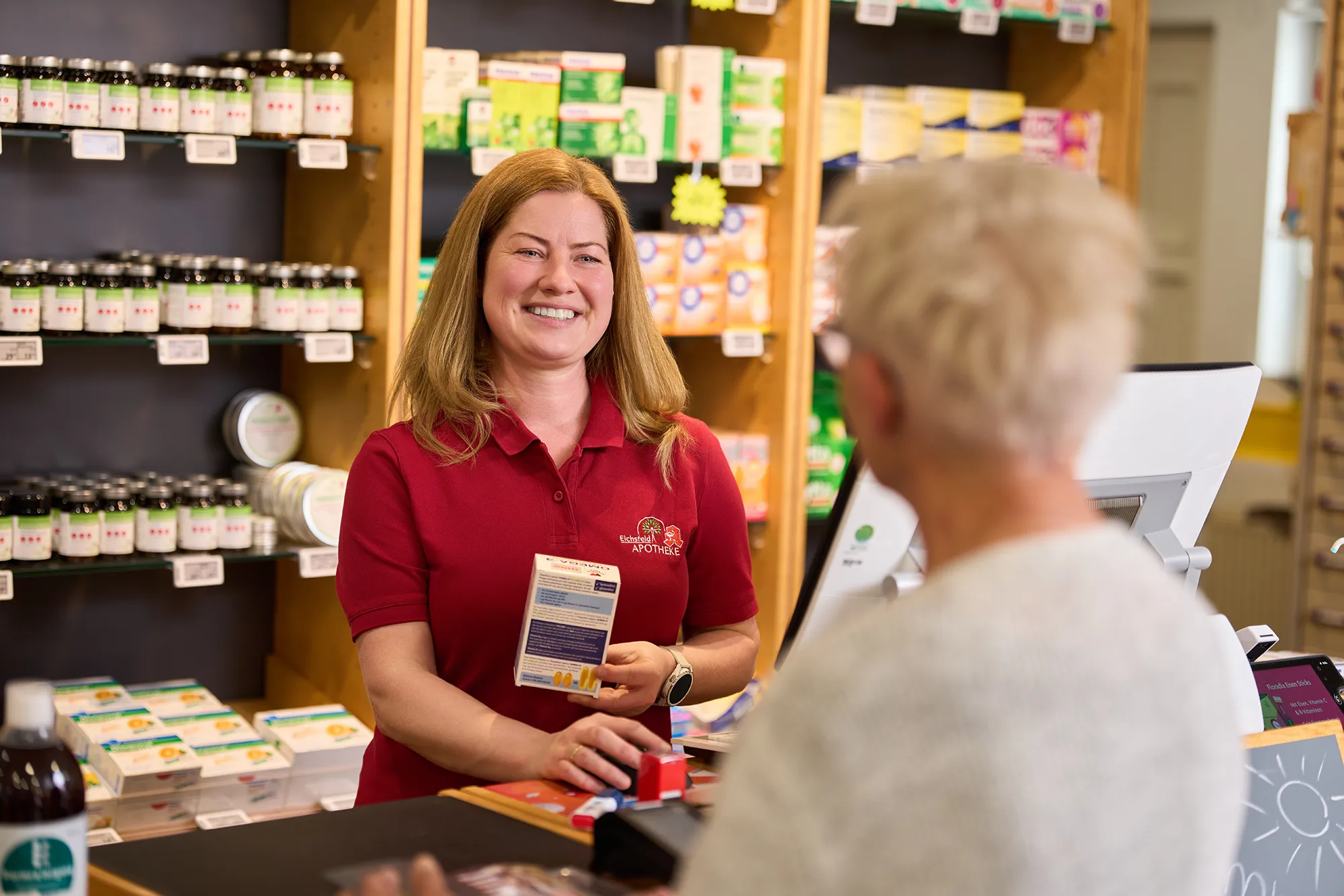 Beratungssituation in der Eichsfeld Apotheke